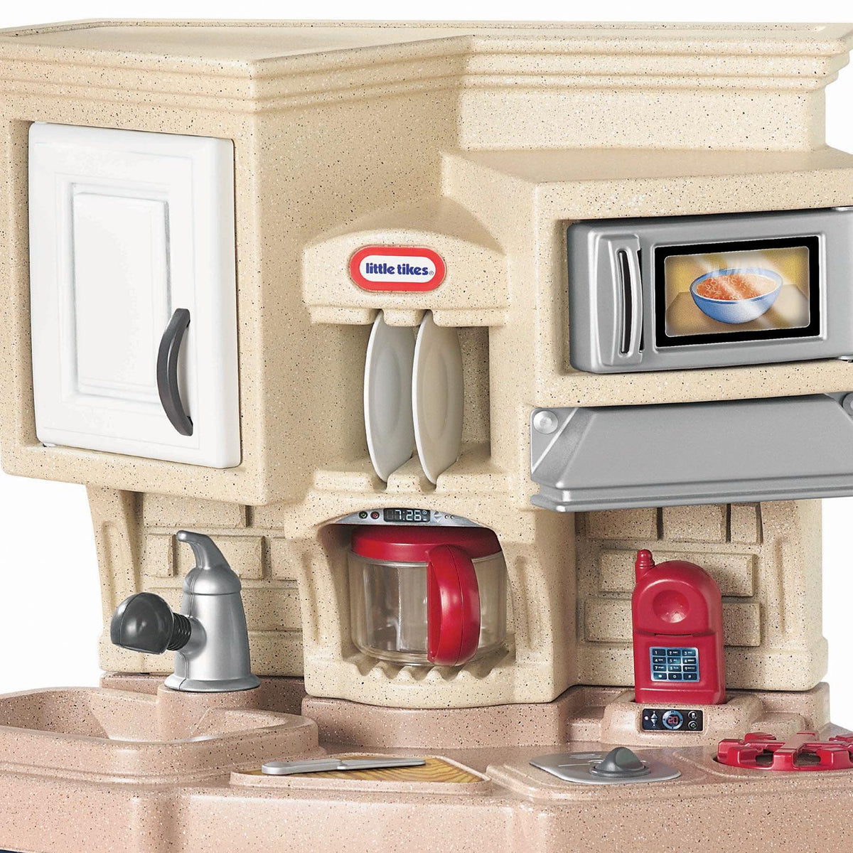 >Refrigerator, microwave and oven doors open &amp; close